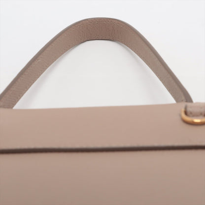 Second hand Céline Belt Bag Nano Grained Calfskin Leather 3-Ways Tote Bag Taupe - Tabita Bags