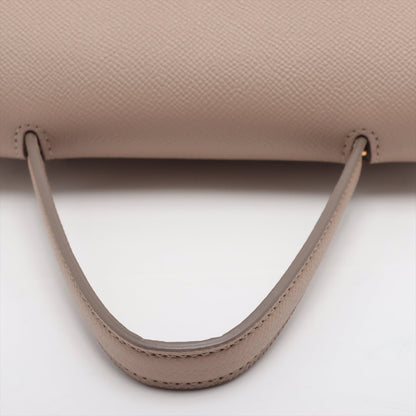 Second hand Céline Belt Bag Nano Grained Calfskin Leather 3-Ways Tote Bag Taupe - Tabita Bags