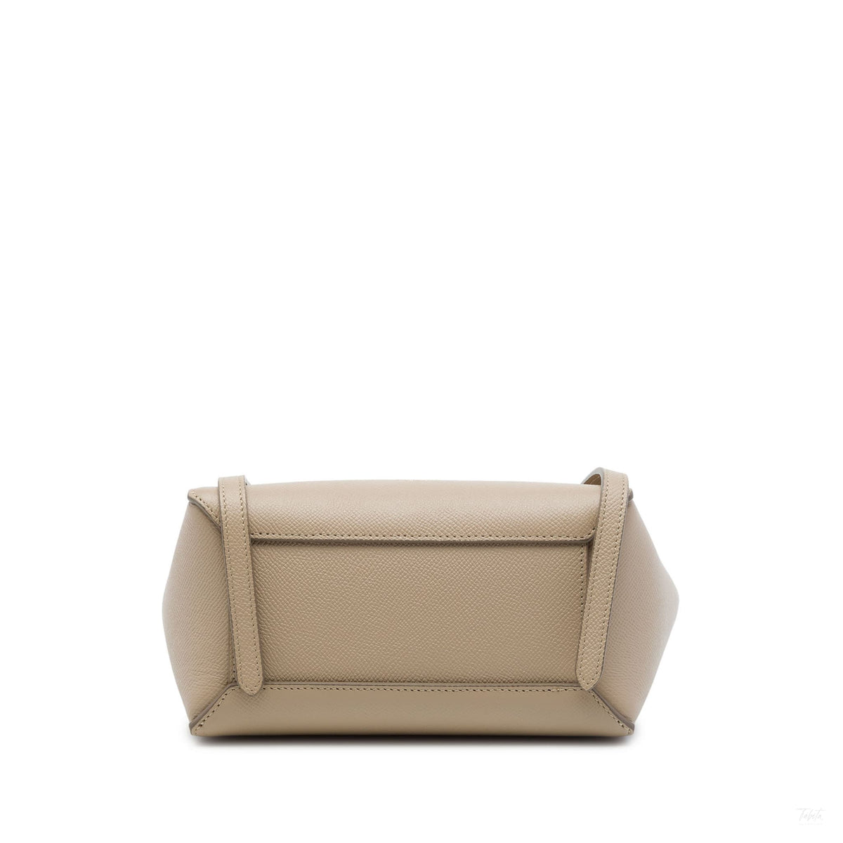 Second hand Céline Belt Bag Nano Grained Calfskin Leather Tote Handbag Beige - Tabita Bags