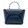 Second hand Céline Belt Bag Nano Grained Calfskin Leather Tote Handbag Blue - Tabita Bags