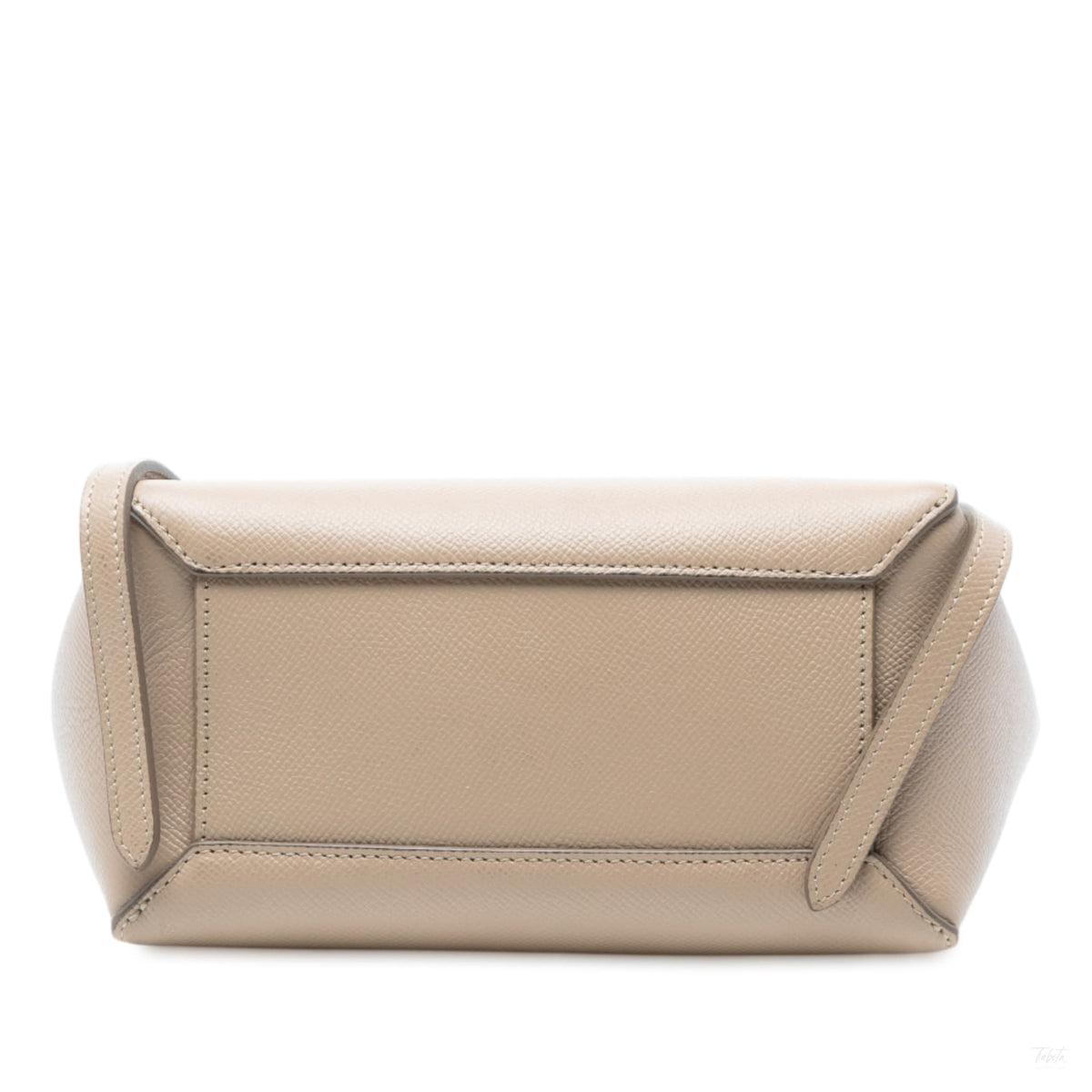 Second hand Céline Belt Bag Nano Grained Calfskin Leather Tote Handbag Brown - Tabita Bags