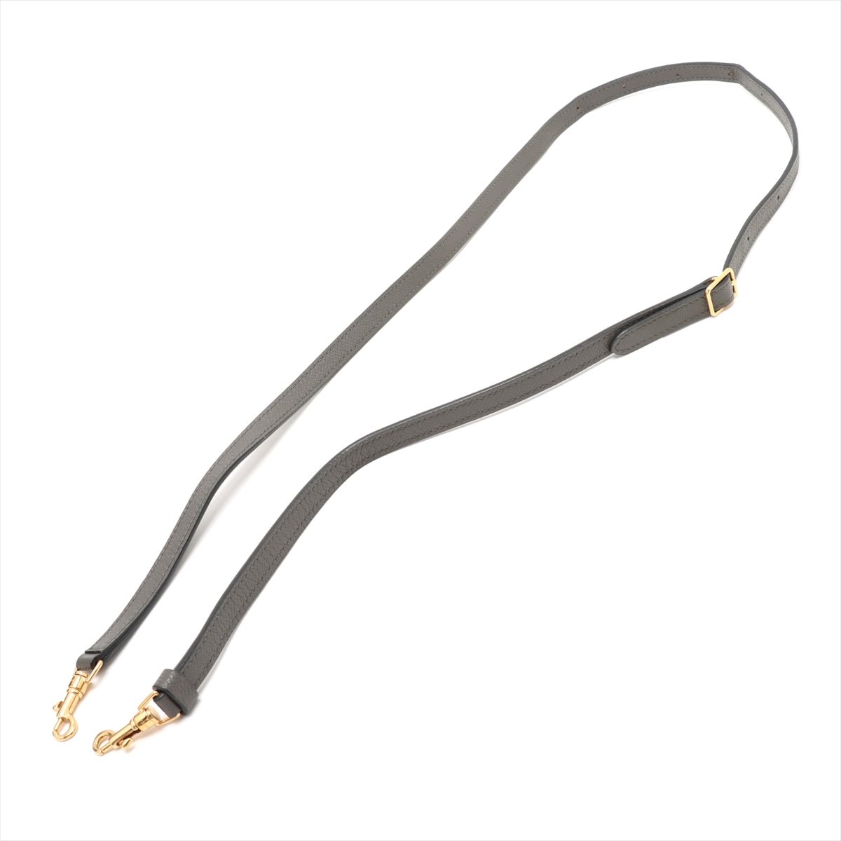 Second hand Céline Belt Bag Nano Grained Calfskin Leather Tote Handbag Grey - Tabita Bags