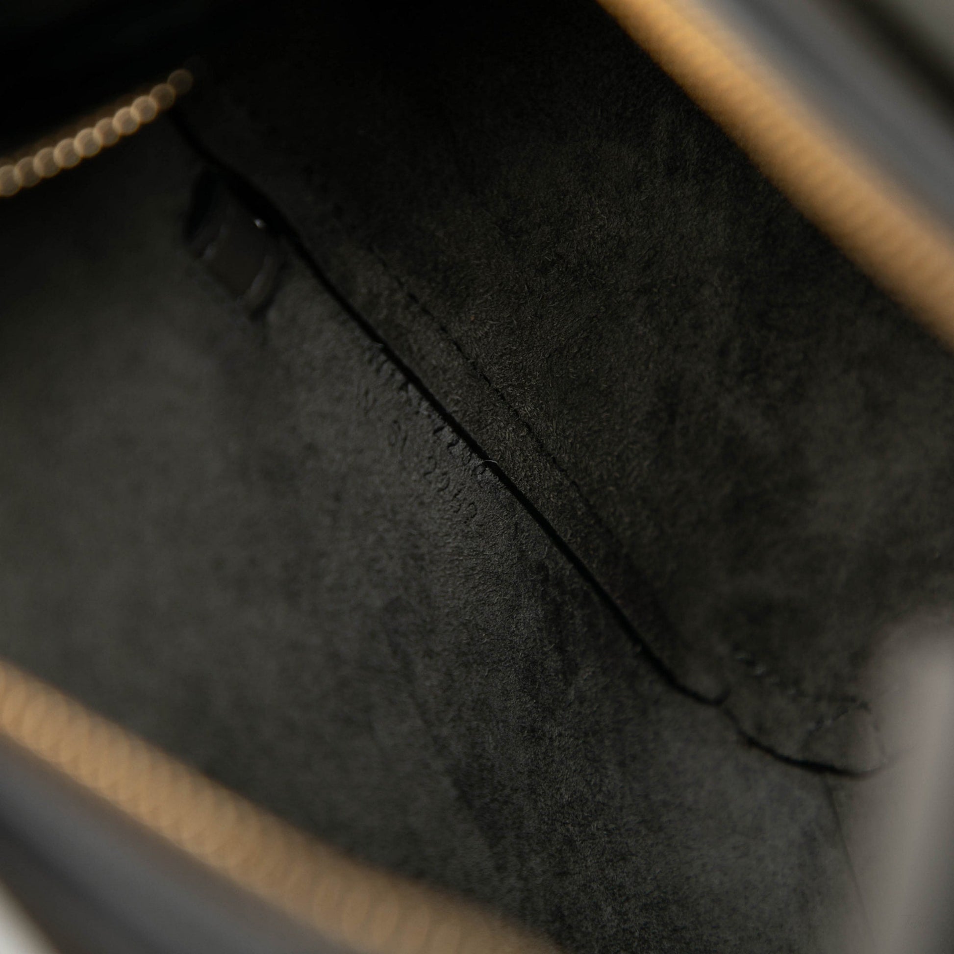 Second hand Céline Belt Bag Nano Grained Calfskin Leather Tote Handbag Grey - Tabita Bags