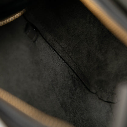 Second hand Céline Belt Bag Nano Grained Calfskin Leather Tote Handbag Grey - Tabita Bags