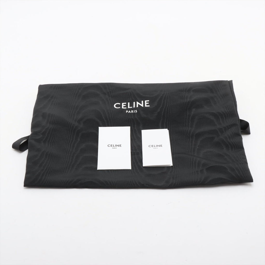 Second hand Céline Luggage Nano Drummed Calfskin Leather 2 - Ways Tote Crossbody Military Green - Tabita Bags
