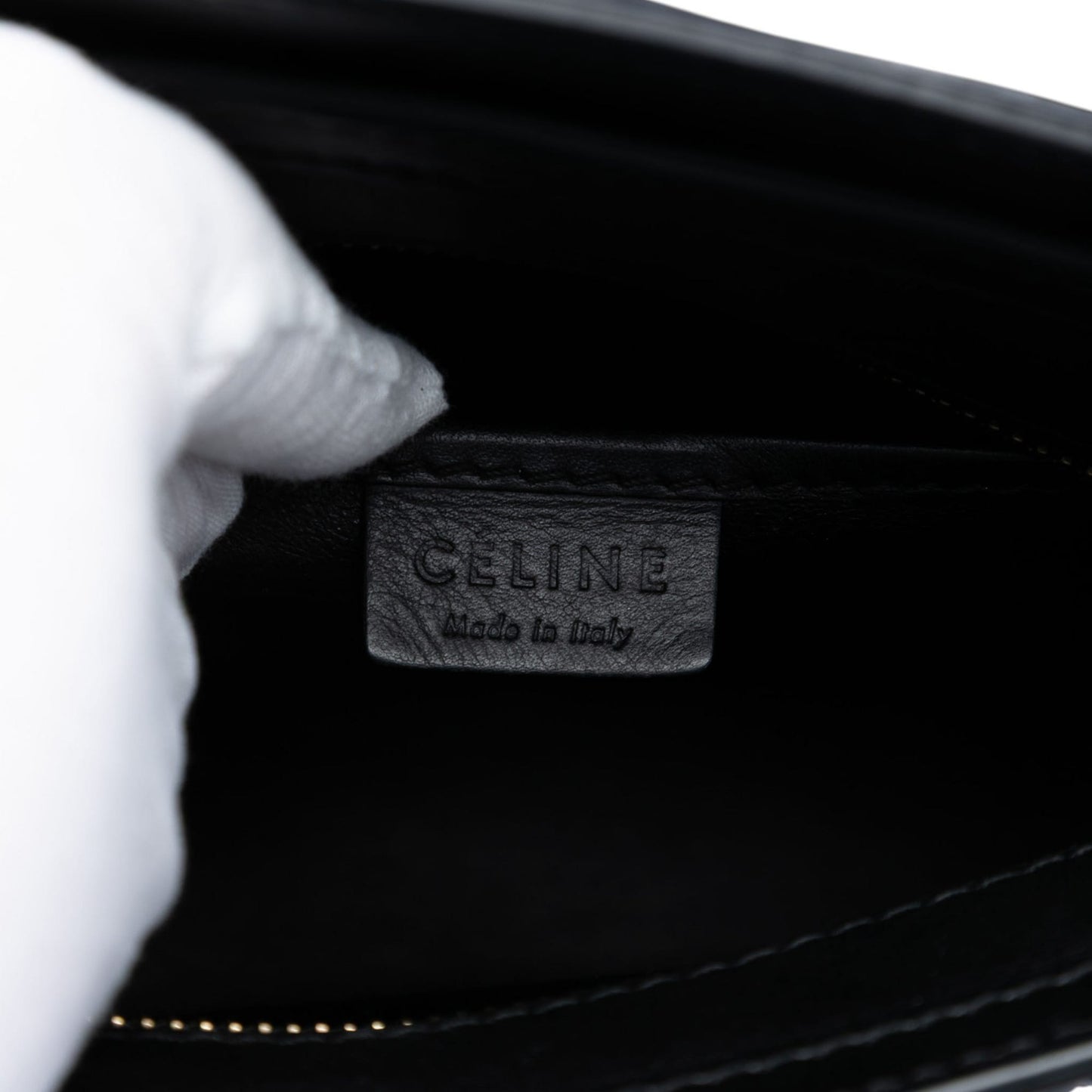 Second hand Céline Luggage Nano Drummed Calfskin Leather Tote Crossbody Brown - Tabita Bags