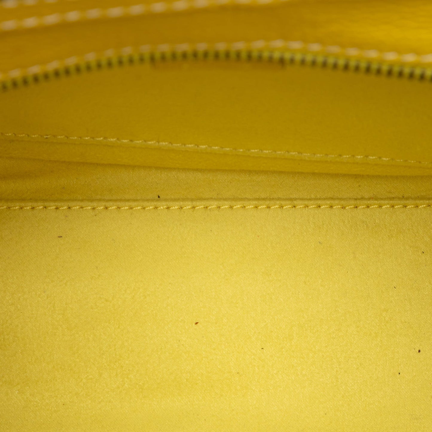 Second hand Céline Luggage Nano Drummed Calfskin Leather Tote Crossbody Yellow - Tabita Bags
