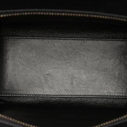 Second hand Céline Luggage Nano Nubuck and Drummed Calfskin Leather Tote Handbag - Tabita Bags