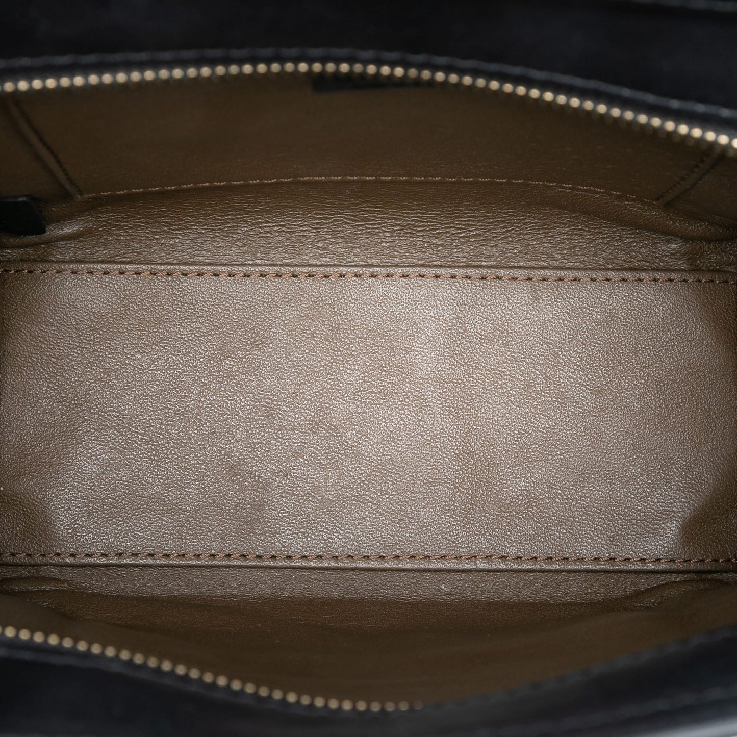 Second hand Céline Luggage Nano Nubuck and Drummed Calfskin Leather Tote Handbag Blue - Tabita Bags