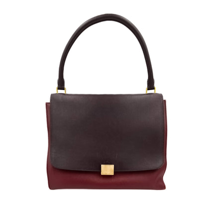 Second hand Céline Trapeze Large Leather Top - handle Bag tricolour - Tabita Bags