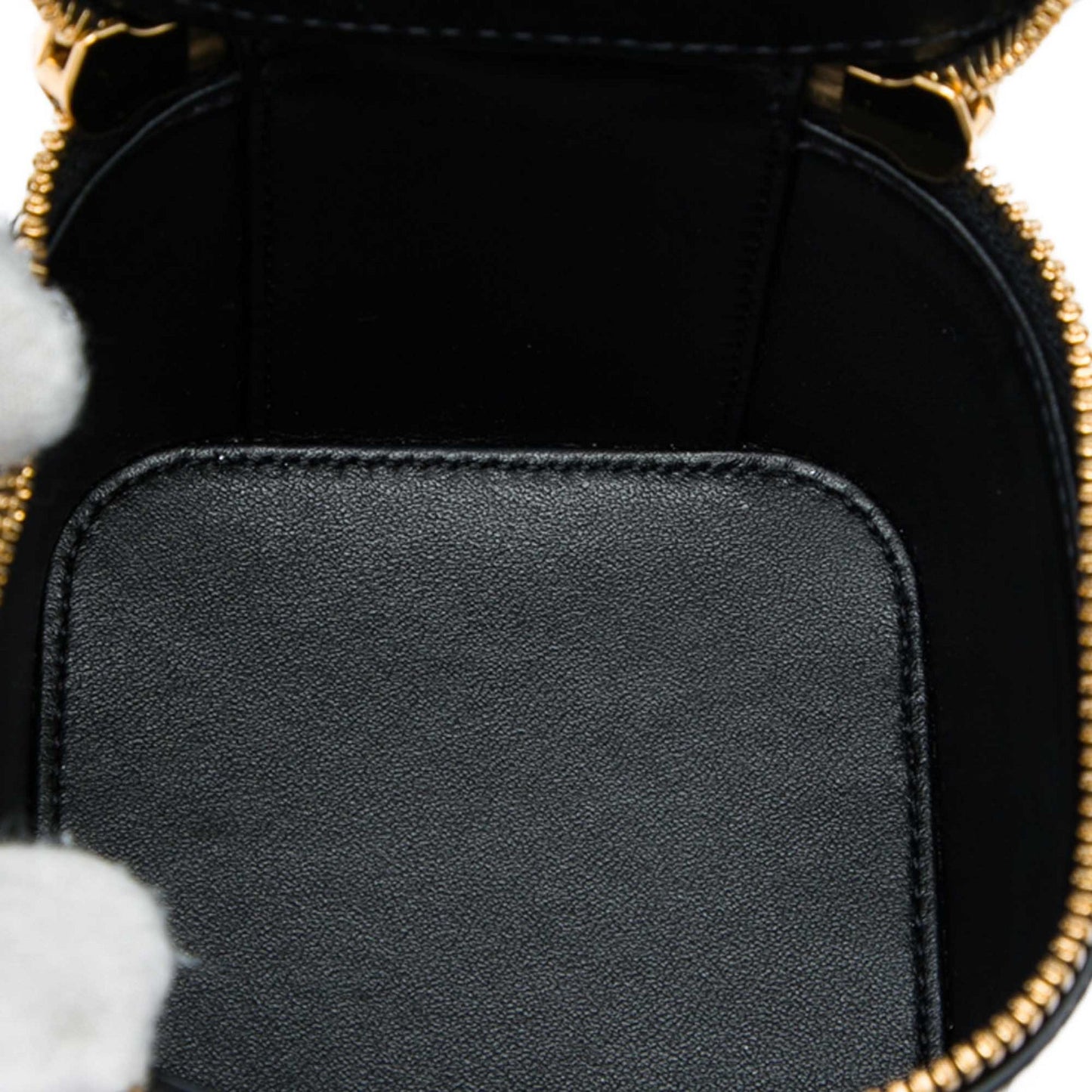Second hand Céline Triomphe Mini Patent Leather Vanity Case Handbag Black - Tabita Bags