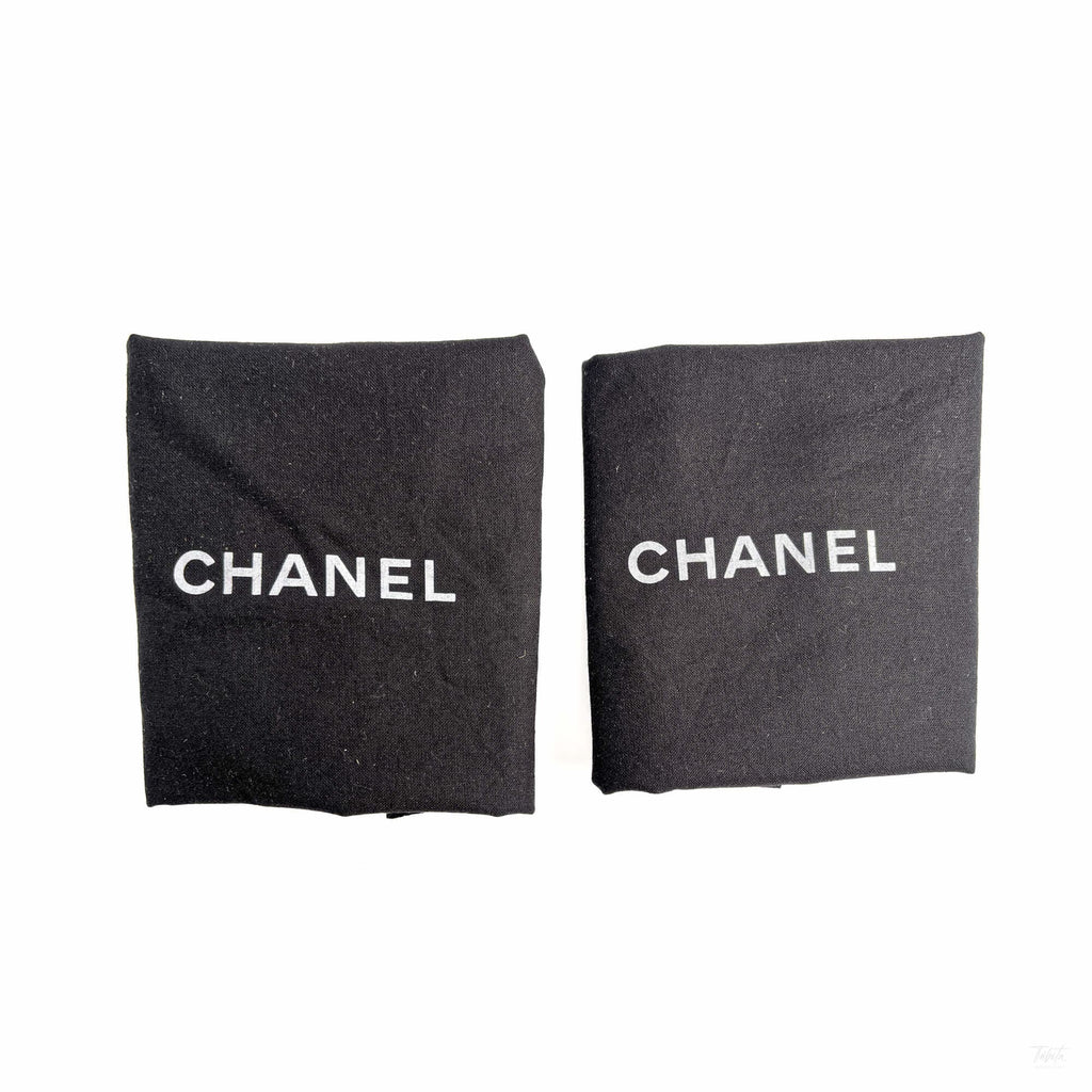 Second hand Chanel 19C Weekender Canvas Sneakers 38 Dust Pink - Tabita Bags