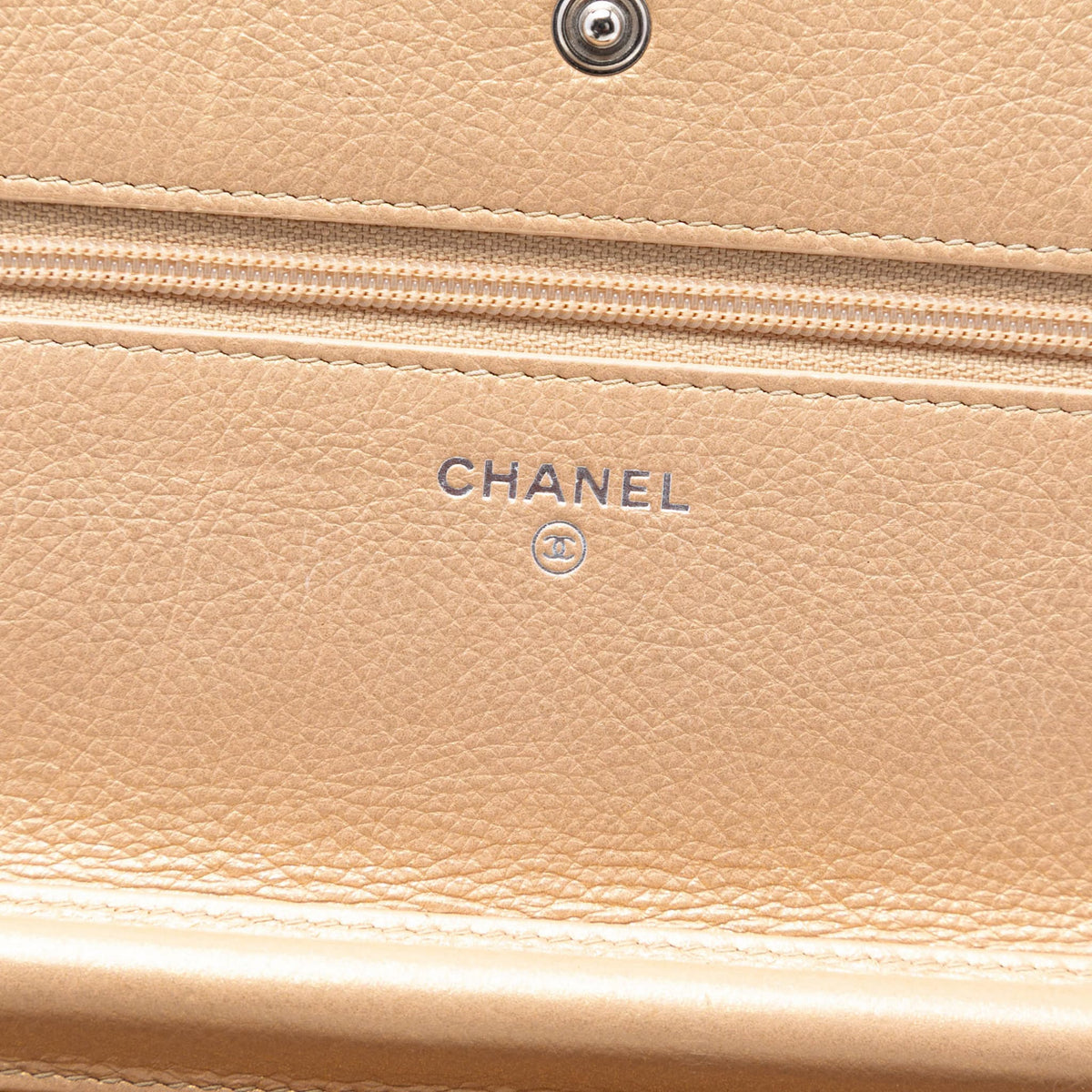 Second hand Chanel 2.55 Reissue Aged Calfskin Leather Lucky Charms Wallet on Chain Clutch Beige - Tabita Bags