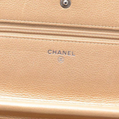 Second hand Chanel 2.55 Reissue Aged Calfskin Leather Lucky Charms Wallet on Chain Clutch Beige - Tabita Bags