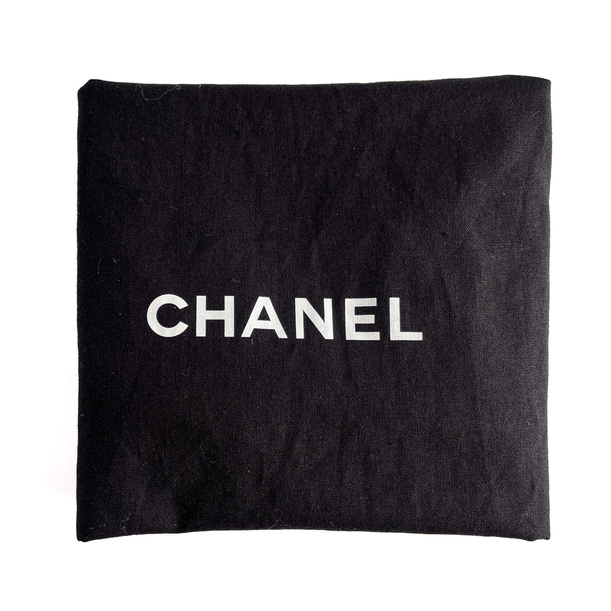 Second hand Chanel 2.55 Reissue Distressed Calfskin Leather Lucky Charm O Case Matelassè Pouch Black - Tabita Bags