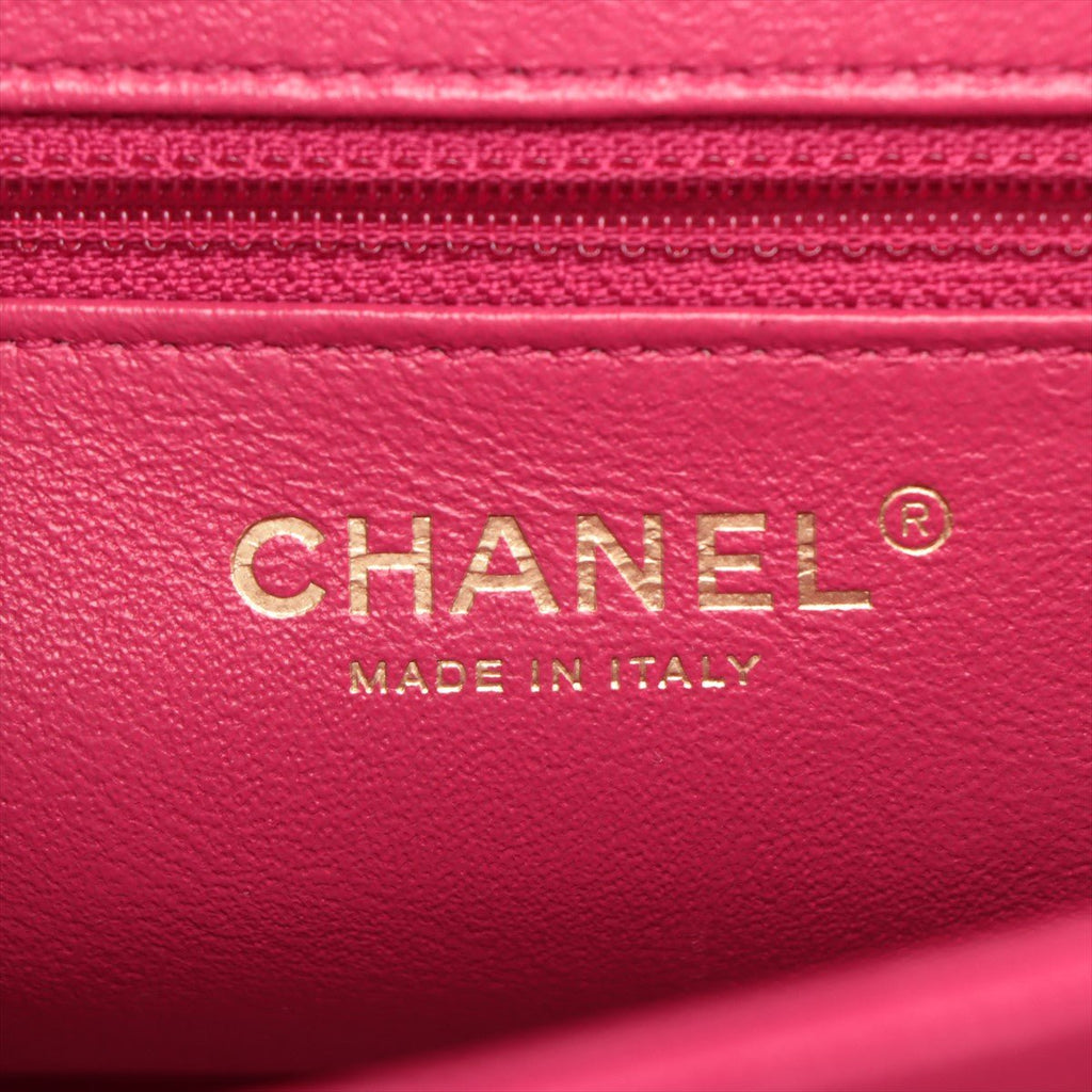 Second hand Chanel Affinity Caviar Leather Bag Pink - Tabita Bags