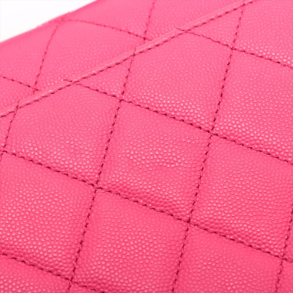 Second hand Chanel Affinity Caviar Leather Bag Pink - Tabita Bags