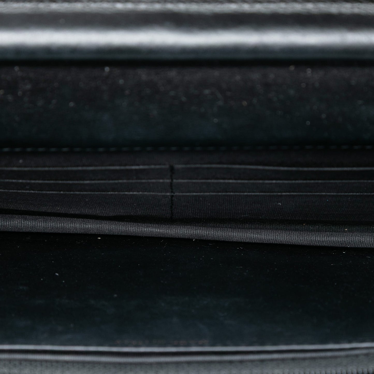 Second hand Chanel Boy Caviar Leather Quilted Wallet on Chain Crossbody Black - Tabita Bags