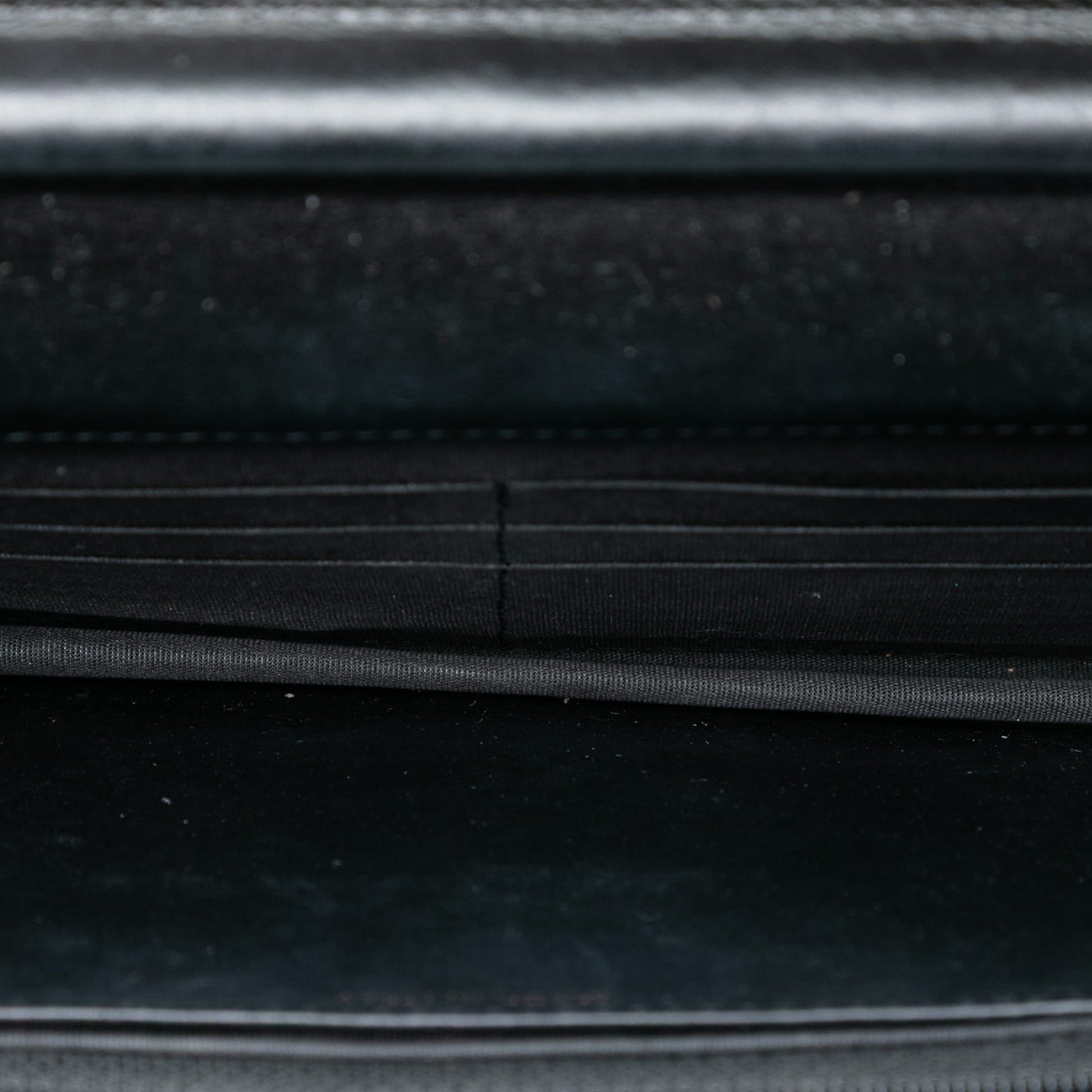 Second hand Chanel Boy Caviar Leather Quilted Wallet on Chain Crossbody Black - Tabita Bags