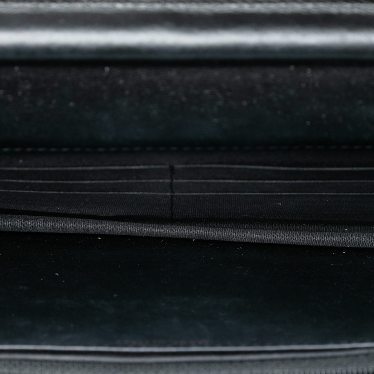Second hand Chanel Boy Caviar Leather Quilted Wallet on Chain Crossbody Black - Tabita Bags