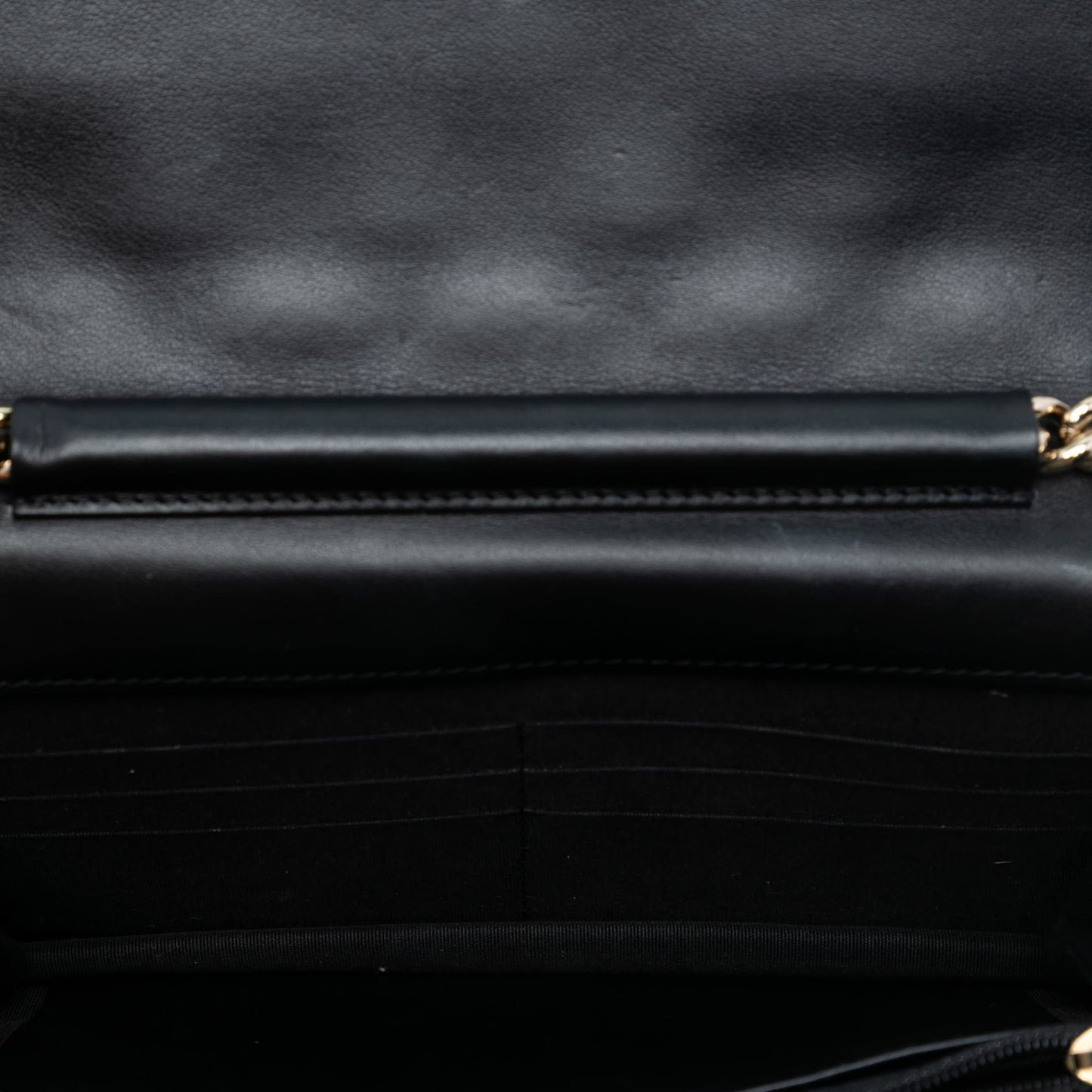 Second hand Chanel Boy Caviar Leather Quilted Wallet on Chain Crossbody Black - Tabita Bags