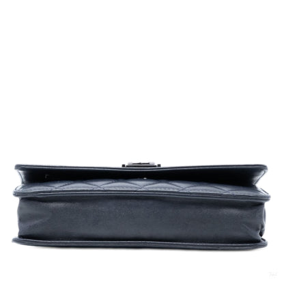 Second hand Chanel Boy Leather Wallet on Chain Clutch Blue - Tabita Bags