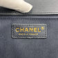 Second hand Chanel Boy Medium Quilted Lambskin Leather Bag Blue - Tabita Bags