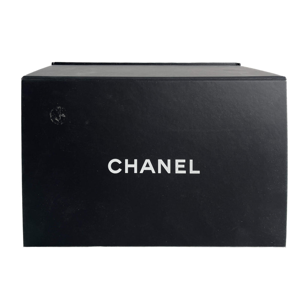 Second hand Chanel Boy Small Chevron Leather Flap Bag Navy - Tabita Bags