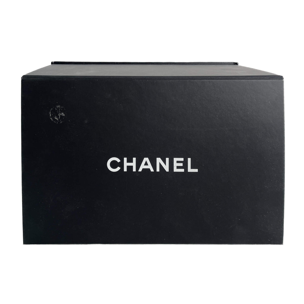 Second hand Chanel Boy Small Chevron Leather Flap Bag Navy - Tabita Bags