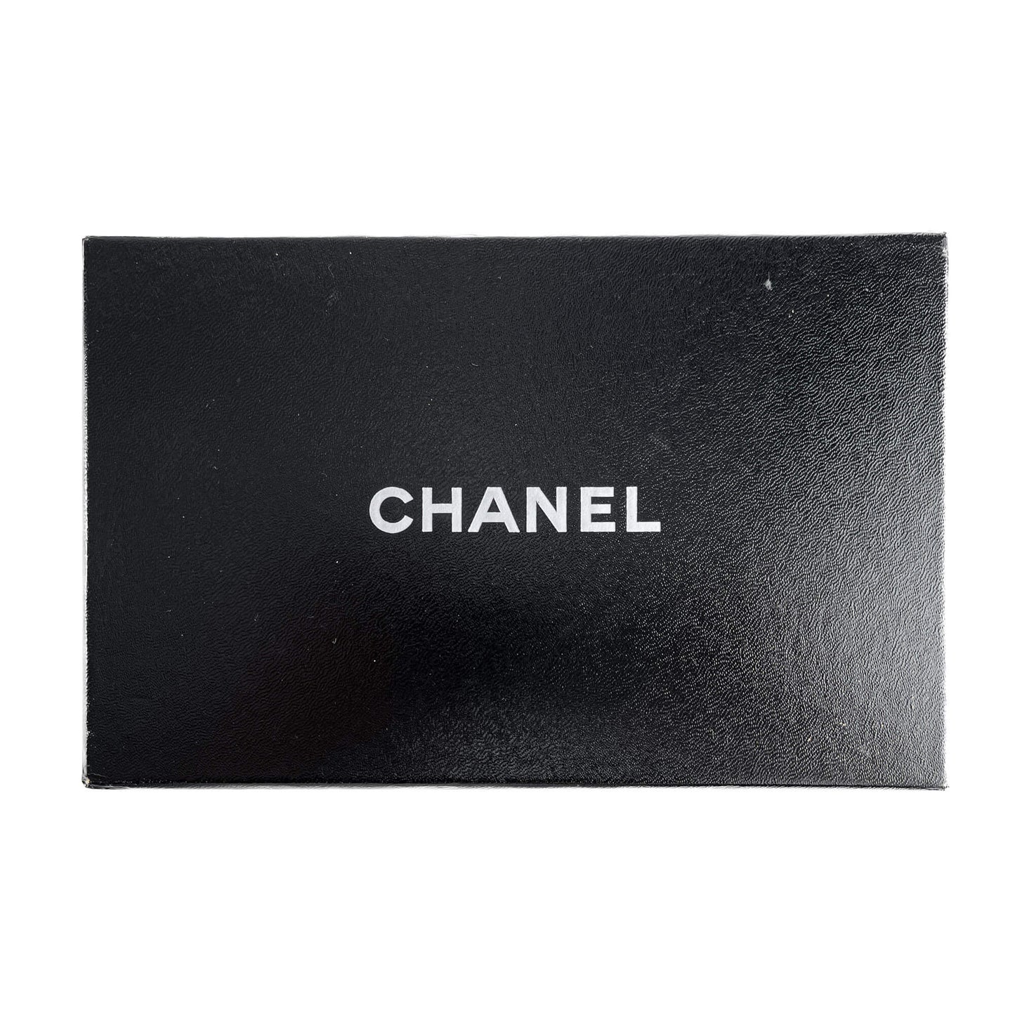 Second hand Chanel Camellia Lambskin Leather Embossed Long Flap Wallet Grey - Tabita Bags