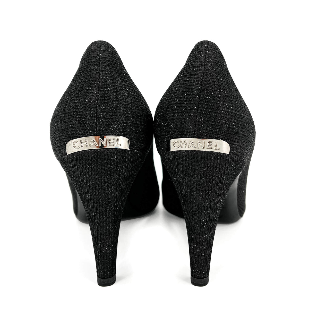 Second hand Chanel Cap - Toe Leather High Heel Pump 40 Heel 9 Cm Black - Tabita Bags