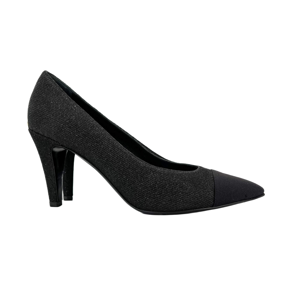 Second hand Chanel Cap - Toe Leather High Heel Pump 40 Heel 9 Cm Black - Tabita Bags