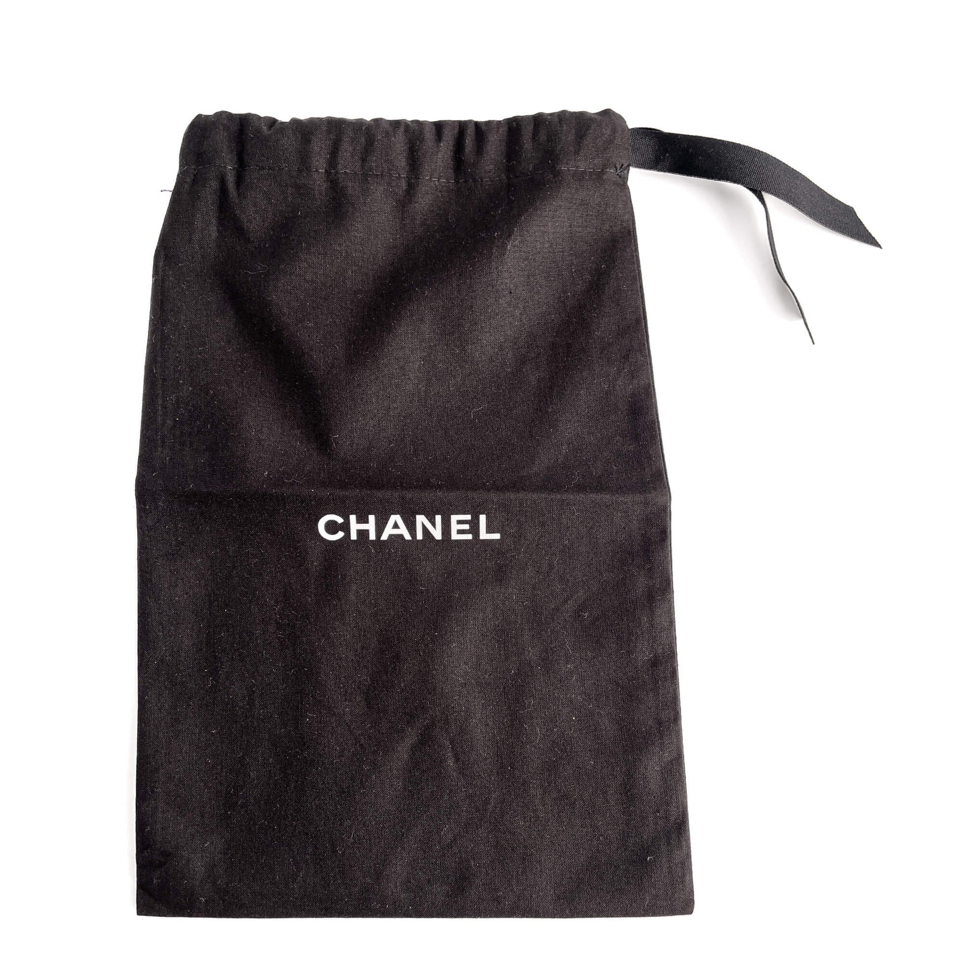 Second hand Chanel Cap - Toe Leather Printed Ballet Flats 40C Metallic Snake - Tabita Bags