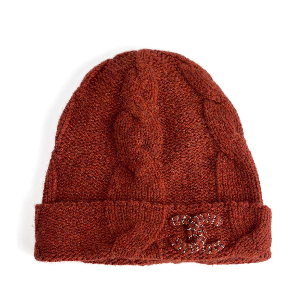 Second hand Chanel Cashmere Hat Brique - Tabita Bags