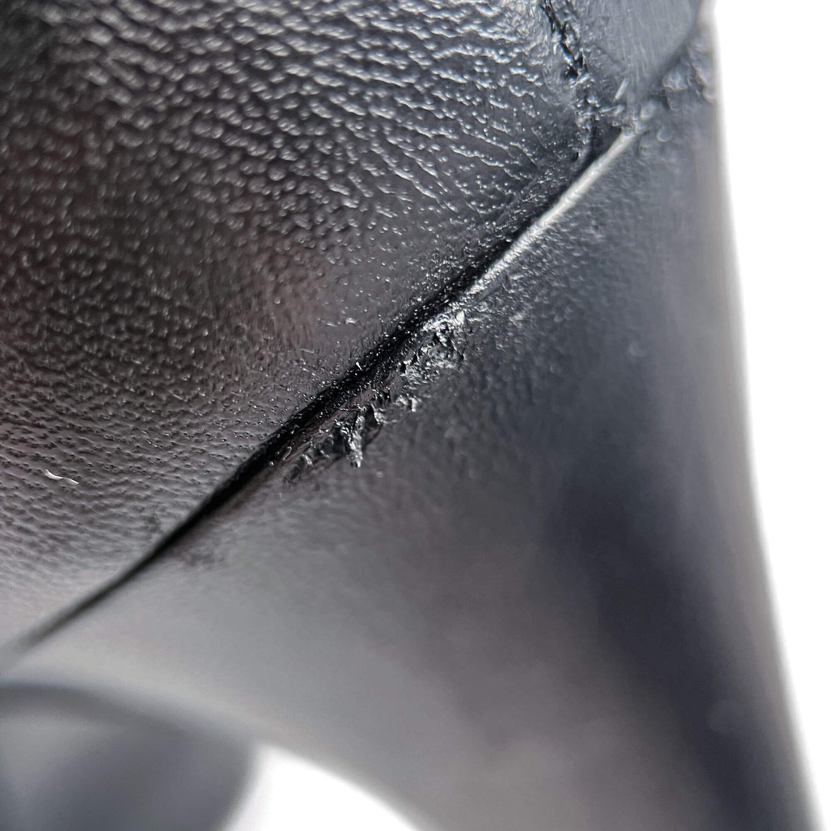 Second hand Chanel CC 110 Leather Chain Embellished Platform Ankle Boots 38.5 Black - Tabita Bags