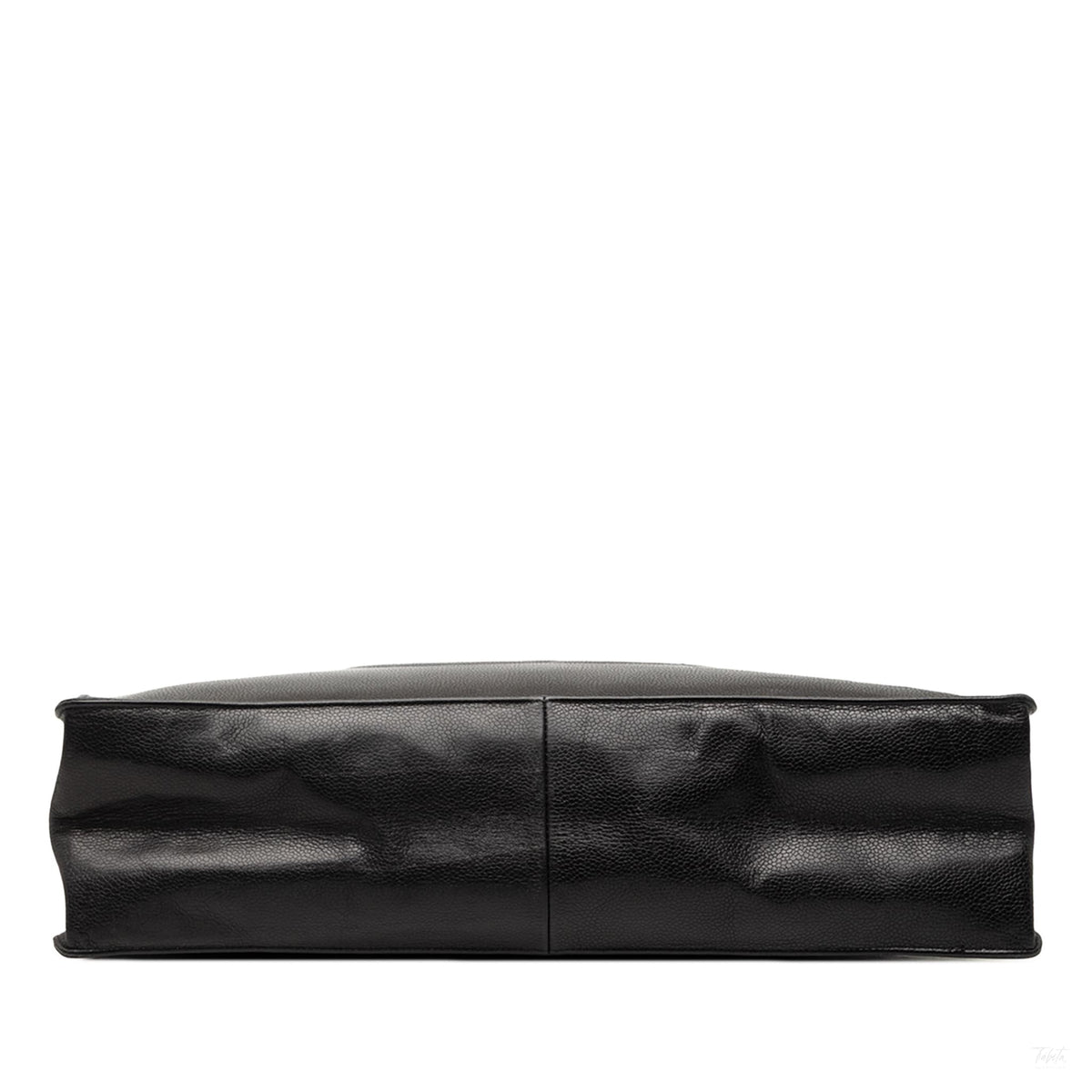 Second hand Chanel CC Caviar Leather Tote Shoulder Bag Black - Tabita Bags