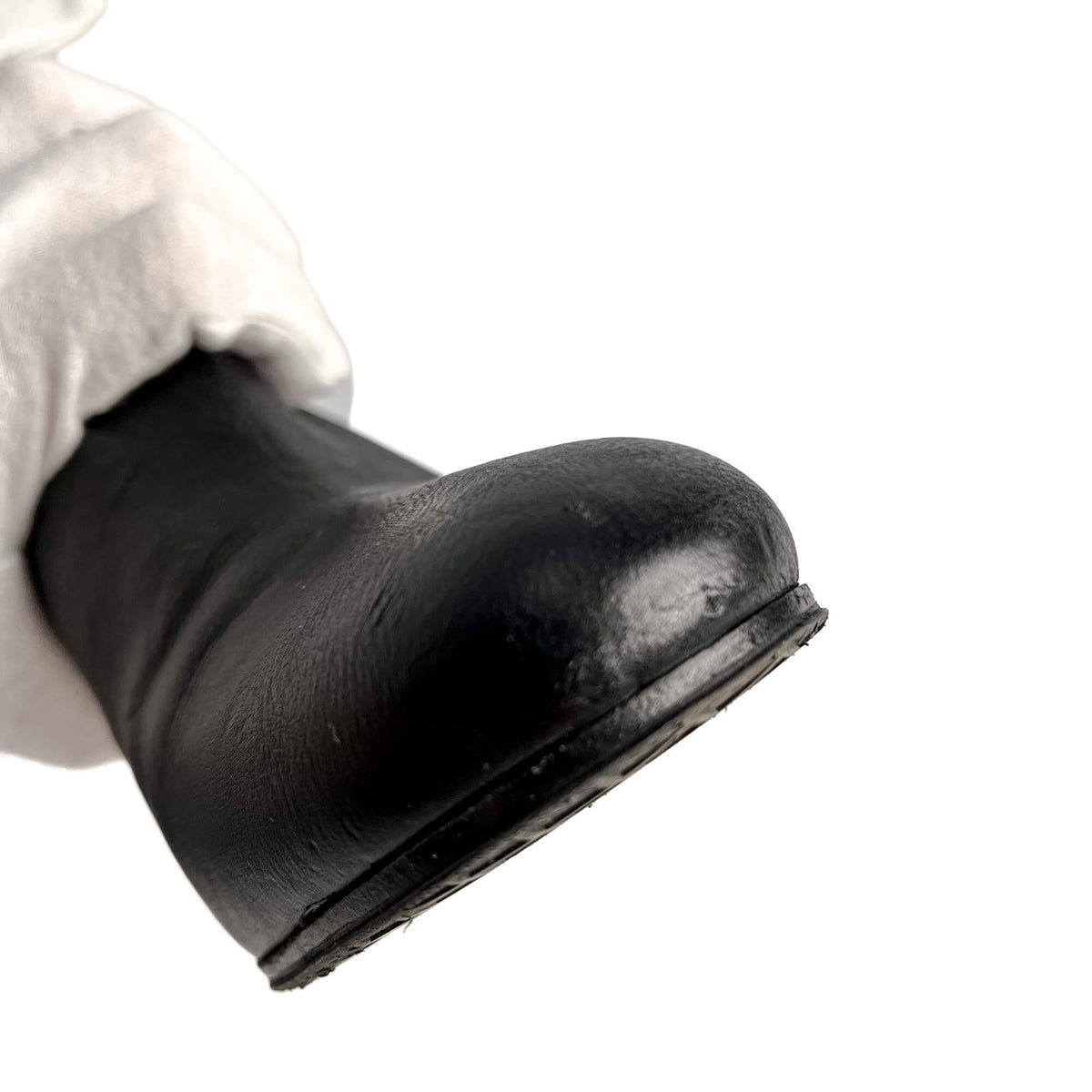 Second hand Chanel CC Goatskin Calfskin Platform Ankle Boots 39 Black & White - Tabita Bags