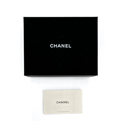 Second hand Chanel CC Lambskin Leather Cards Holder Black - Tabita Bags