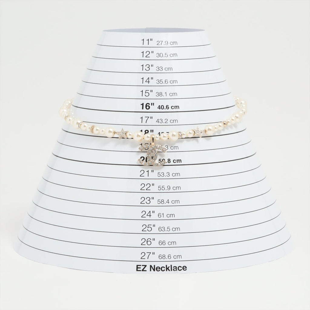 Second hand Chanel CC Metal Choker Gold - Tabita Bags