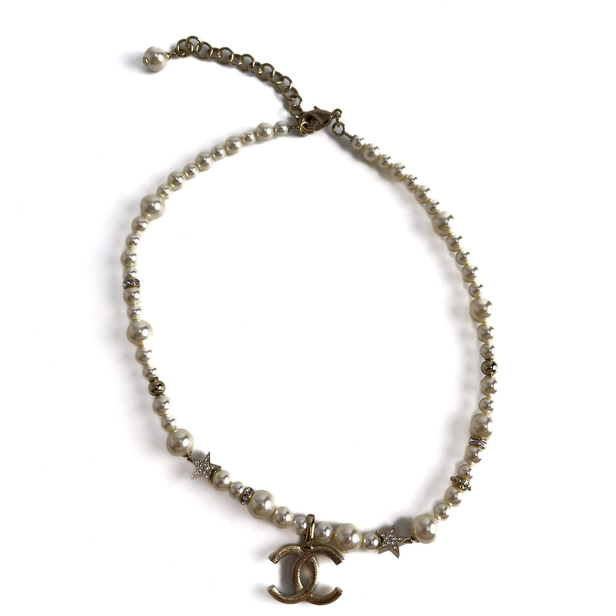 Second hand Chanel CC Metal Choker Gold - Tabita Bags