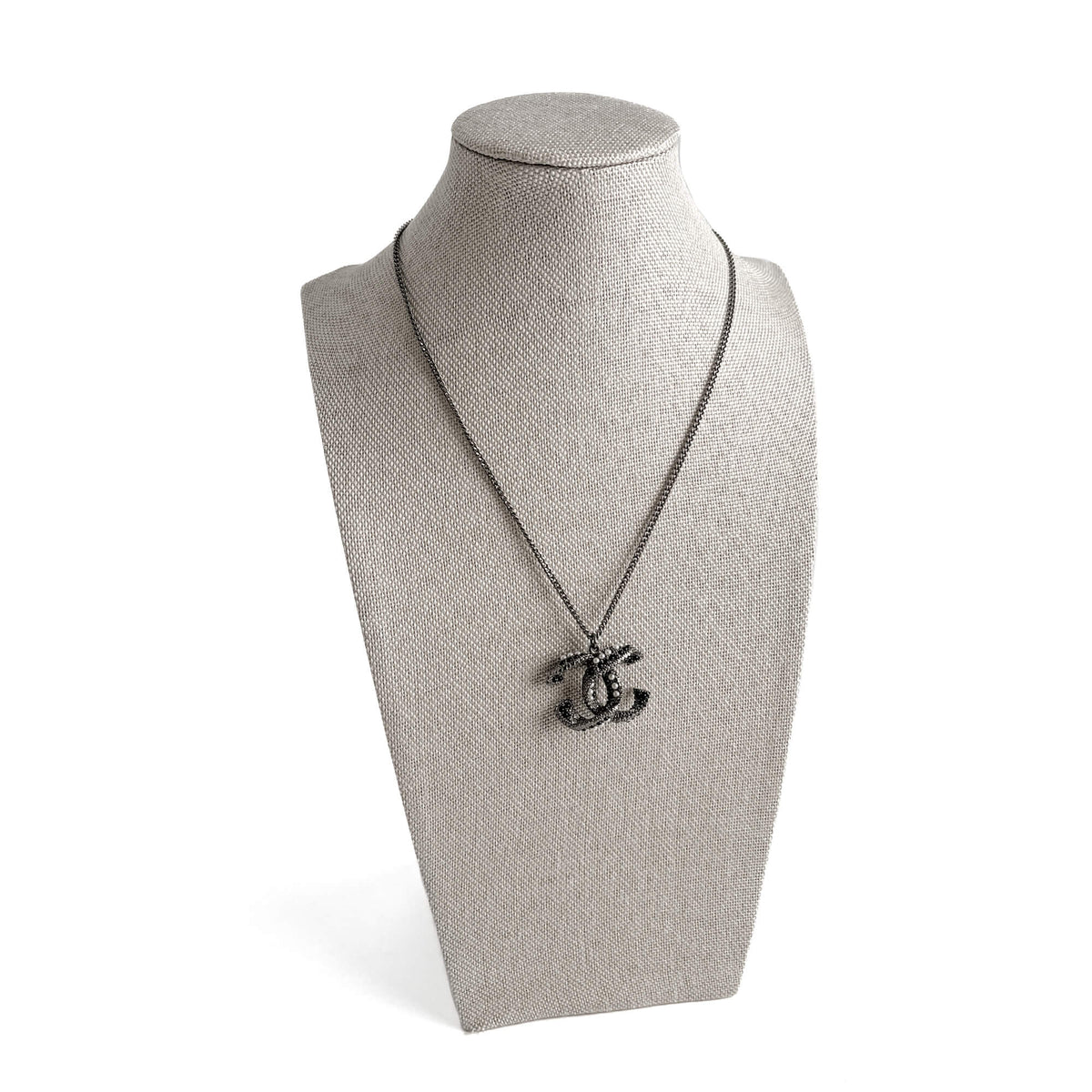 Second hand Chanel CC Metal Necklace Bicolor - Tabita Bags