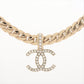 Second hand Chanel CC Metal Necklace Gold - Tabita Bags