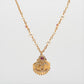 Second hand Chanel CC Metal Necklace Shell Gold - Tabita Bags