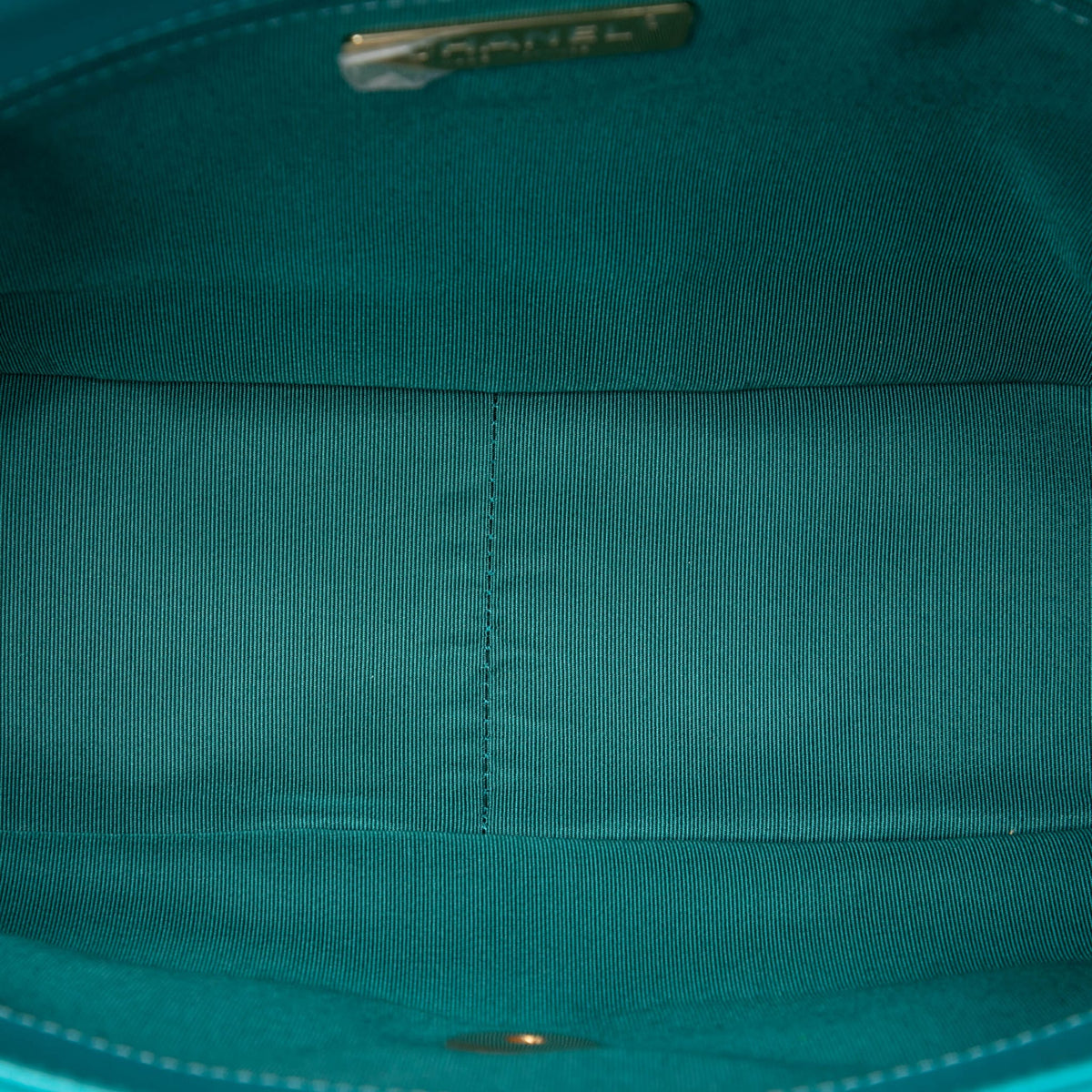 Second hand Chanel CHANEL 19 Large Lambskin Leather Matelassè Flap Handbag Blue - Tabita Bags