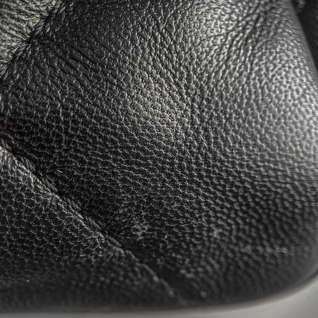 Second hand Chanel CHANEL 19 Large Matelassè Lambskin Leather 2 - Ways Flap Handbag Black - Tabita Bags