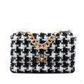 Second hand Chanel CHANEL 19 Large Tweed Matelassè Flap Handbag Bicolor - Tabita Bags