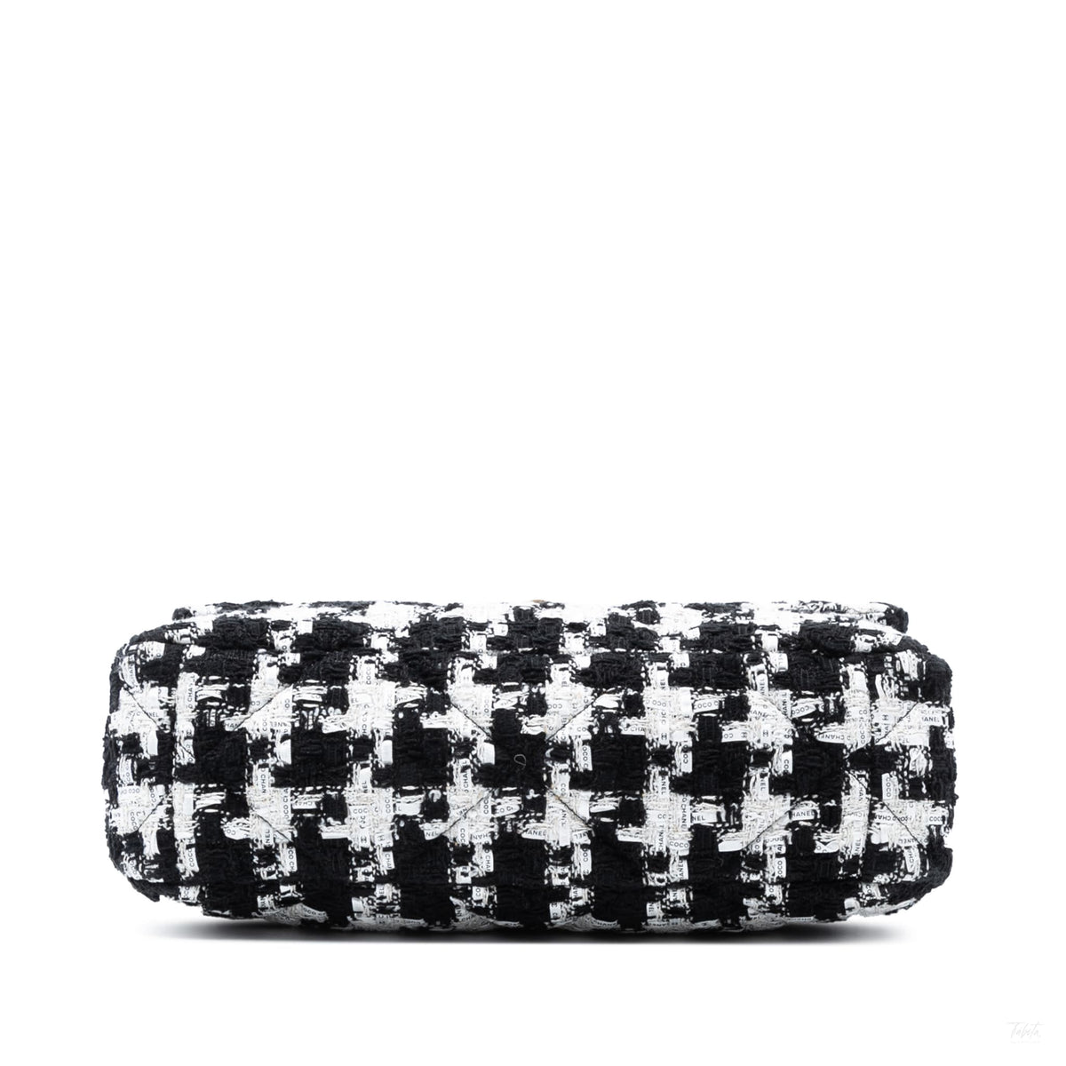 Second hand Chanel CHANEL 19 Large Tweed Matelassè Flap Handbag Bicolor - Tabita Bags