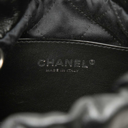 Second hand Chanel Chanel 22 Mini Leather Bucket Crossbody Black - Tabita Bags