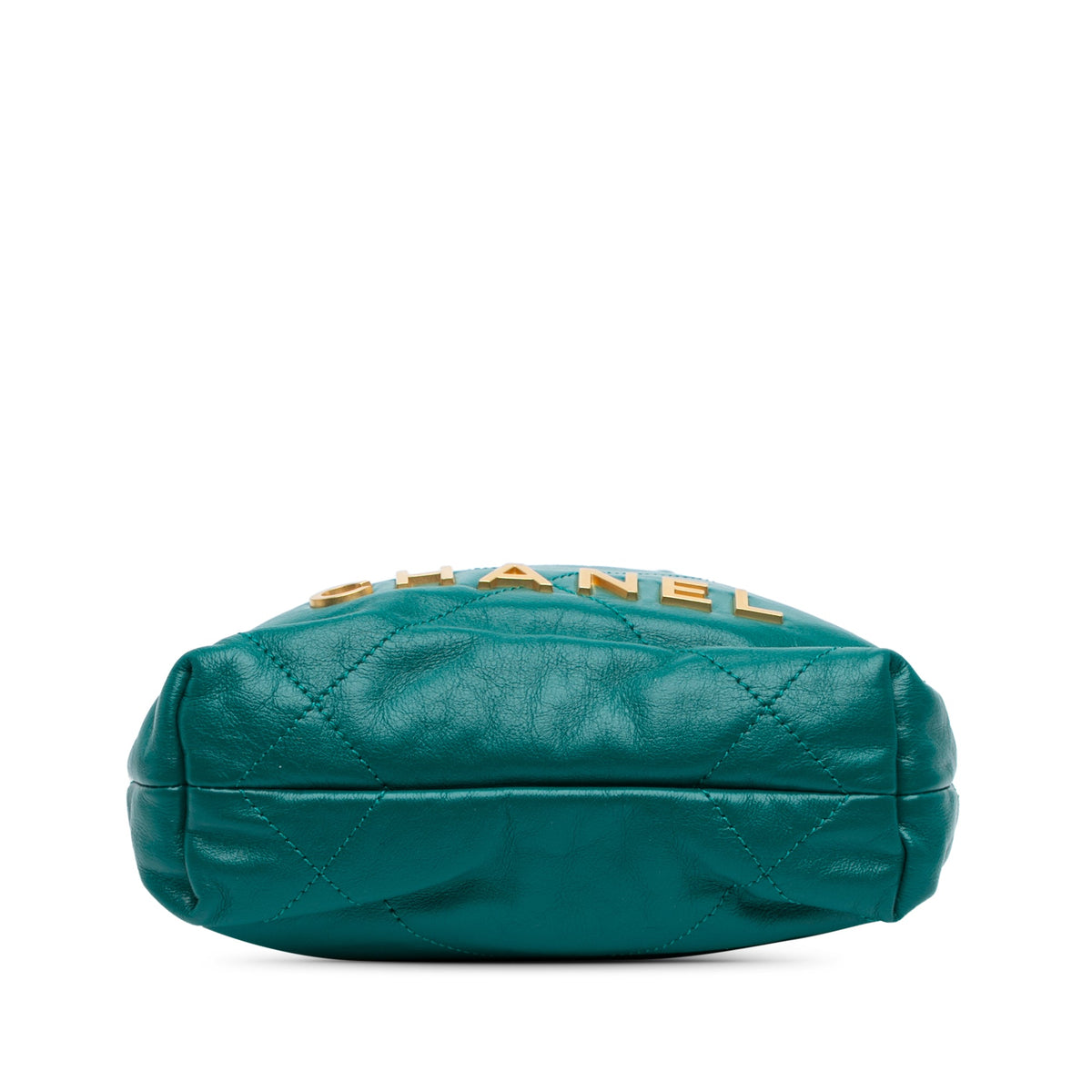 Second hand Chanel Chanel 22 Mini Leather Bucket Crossbody Green - Tabita Bags