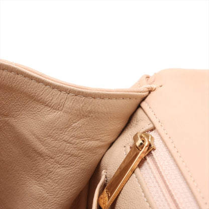 Second hand Chanel Classic Double Flap Jumbo Lambskin Leather Matelassè Handbag Beige - Tabita Bags